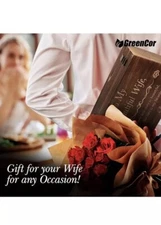  Anniversary for Wife | Her | Women Engraved Wooden Gift Set 'to My Beautiful 