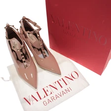 Valentino NWB Rockstud Caged Pumps / Heels Size 36.5 (US 6.5) in Rose Nude
