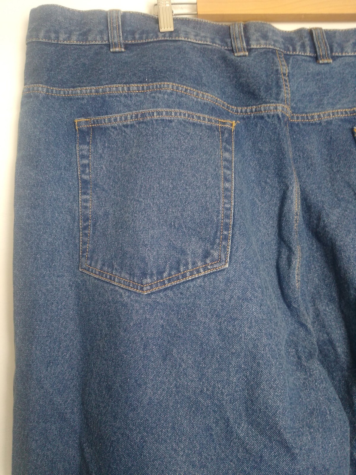 Harbor Bay Mens Jeans Size 50 x 30 100 Cotton 5 pocket relaxed medium