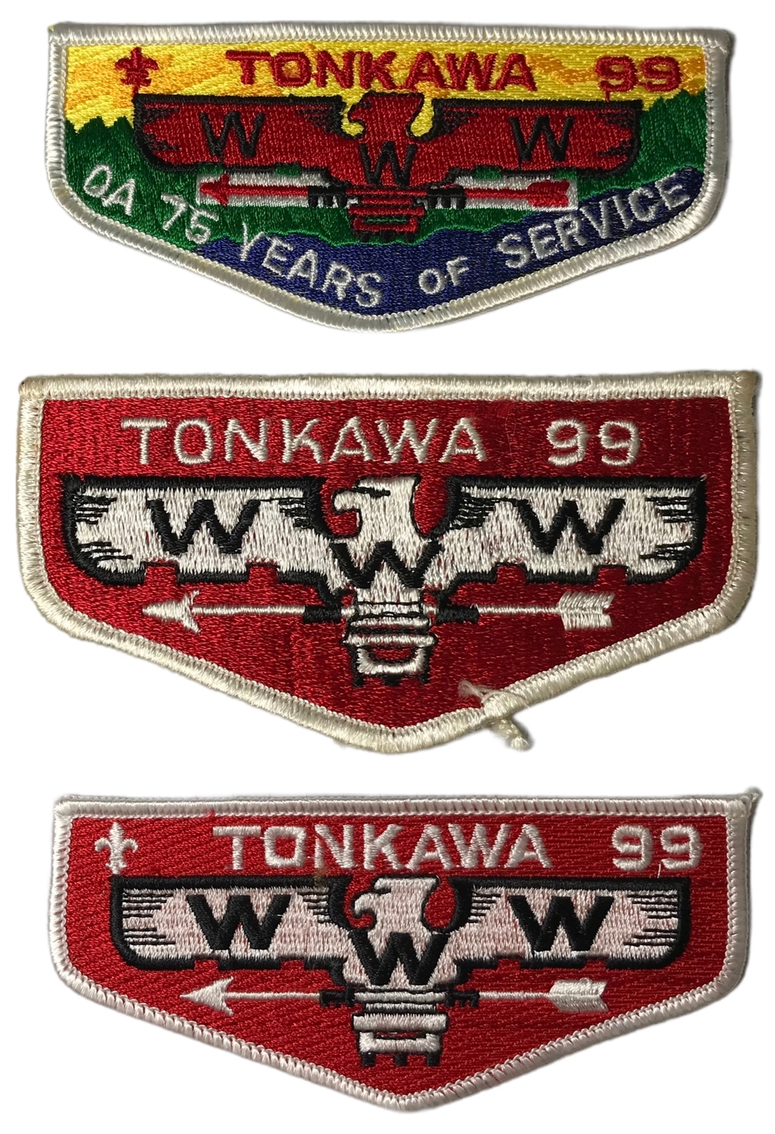 Tonkawa Lodge 99 Capitol Area Council TX Lot of 3 Flap (YX1347) eBay