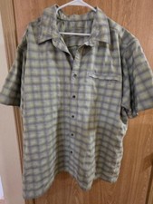 Men's Eddie Bauer Sport Short-Sleeve Button Down Shirt - Size XXL - Gray