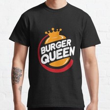 BEST TO BUY Burger Queen Black Gift T-Shirt Made in USA Retro Premium S-5XL Gift