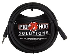 PIG HOG PHX35-10 HEADPHONE EXTENSION CABLE, 3.5MM 10FT