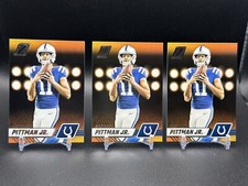 2023 Panini~ Zenith Football #43 Michael Pittman JR. Colts Lot Of 3 Cards