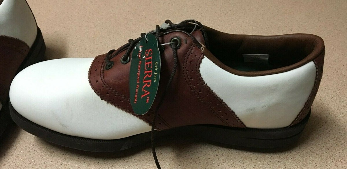 FootJoy ゴルフシューズ FootJoy Sierra FOOTJOY GOLF SHOES WHITE BROWN MEN'S STYLE 58800 SOFT-JOYS SIERRA