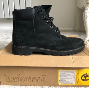 female black timberland boots