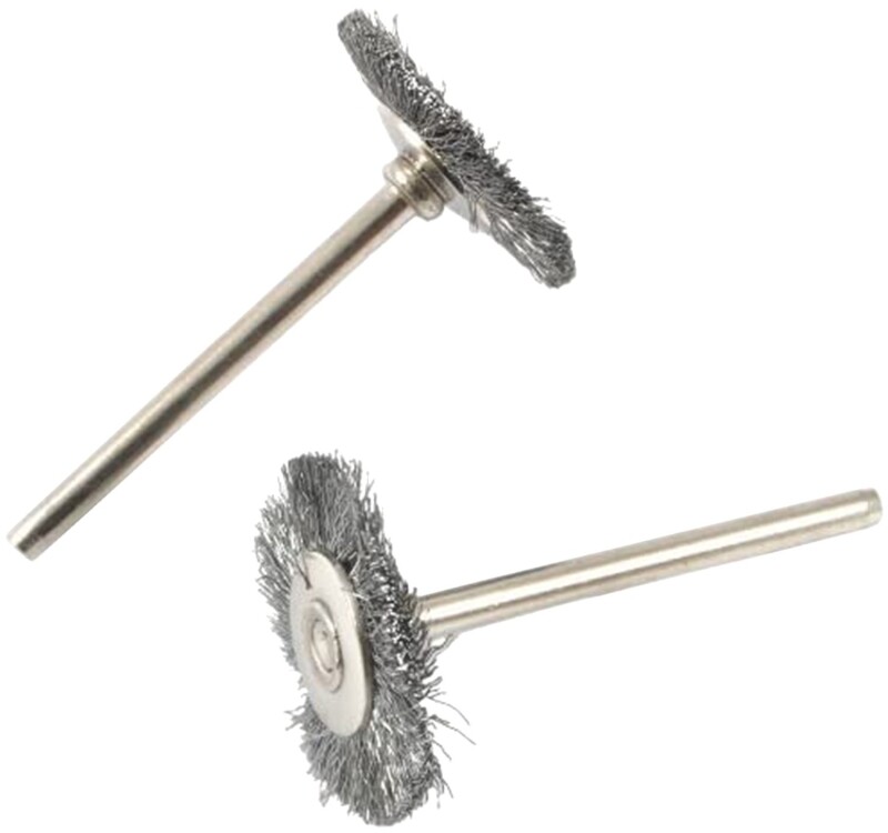 Forney 60251 PACK (2) 1" DIAMETER 1/8"ARBOR POWER TOOL Wire Wheel