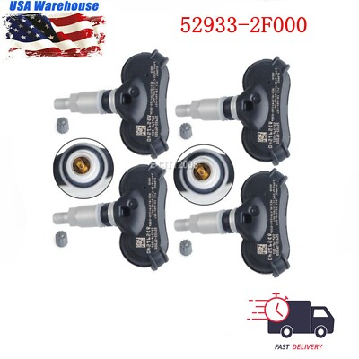 #ad 4x TPMS TIRE PRESSURE SENSOR 52933 2F000 for Hyundai Tucson Kia Rio 315Mhz $29.59