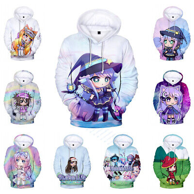 Anime Game Hoodies Gacha Life Kawaii Girls 3D Print Sweatshirts Men Women  Fashion Hoodie Harajuku Kids Boys Jackets Coat Clothes From Hoodies8899,  $11.26