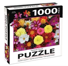 Fantastic Floral 1000 Piece Large Jigsaw Puzzle Turner Licensing Fun Family Game