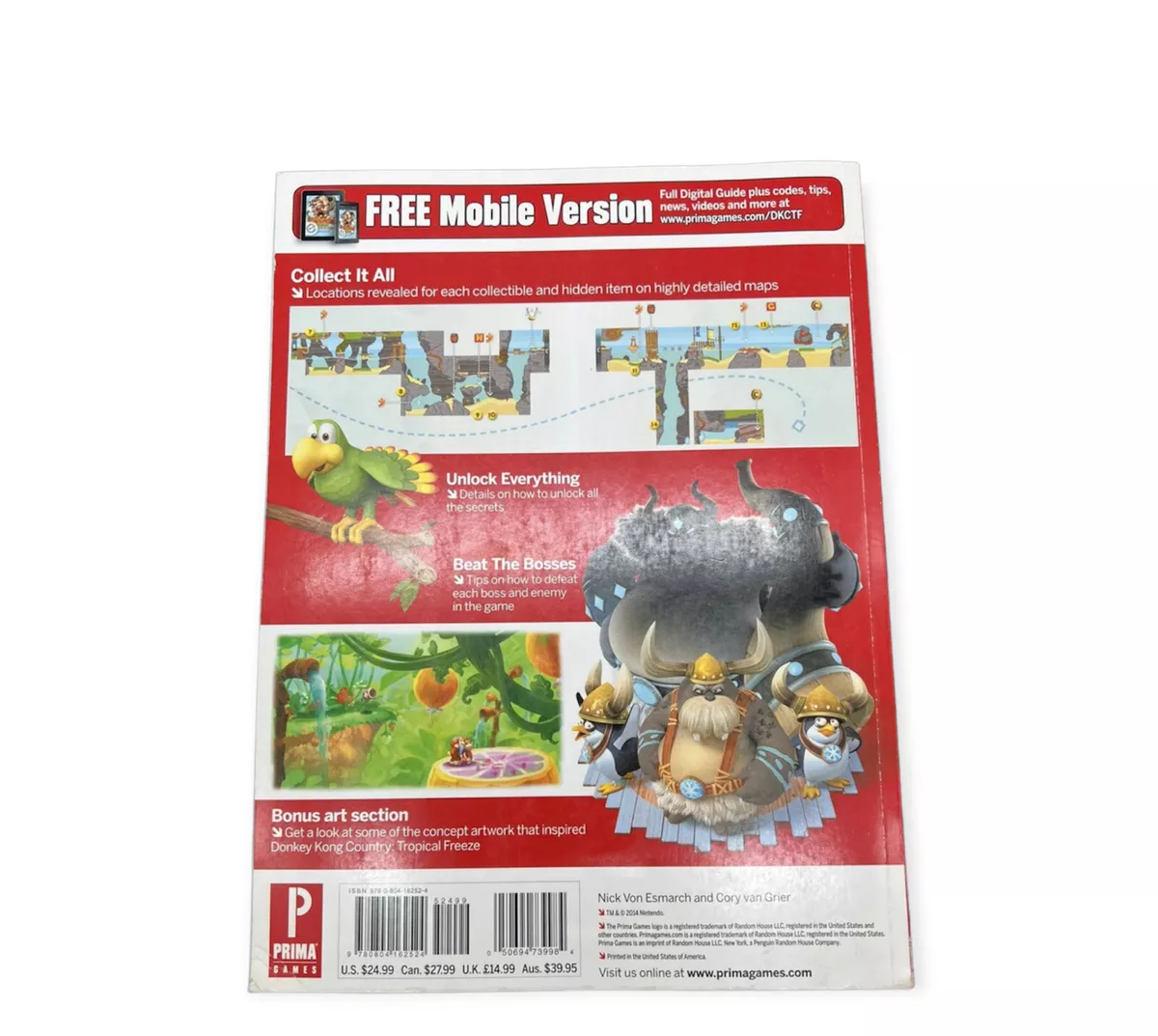 Donkey Kong Country Tropical Freeze Prima Official Game Guide