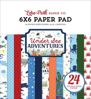 Echo Park ''Under Sea Adventures'' 6x6'' Paper Pad