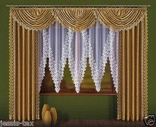 Gardine Meterware Vorhänge Fertiggardinen Store Schiebegardine Gardinen Set NENU