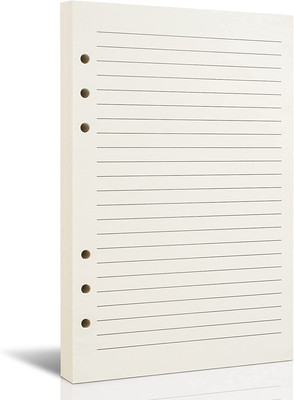 A5 Refillable Paper, A5 Line Refill Paper, A5 Binder Refills for 6-Ring ...
