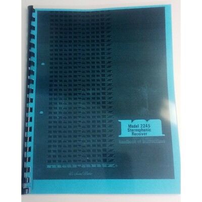 Marantz - Model 2245 Receiver - Owners Manual (Repro) - 24 pages