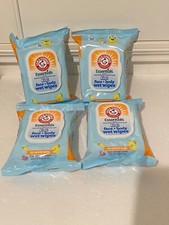 Arm  Hammer Essentials Kids Face  Body Wet Wipes Sea Monster Mango 4 PACKS