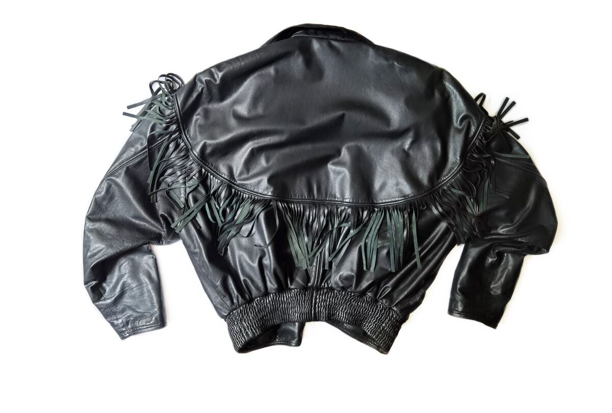 GIANNI VERSACE Fringe Leather Jacket S/S 1990 RARE | eBay GIANNI VERSACE Fringe Leather Jacket S/S 1990 RARE | eBay
