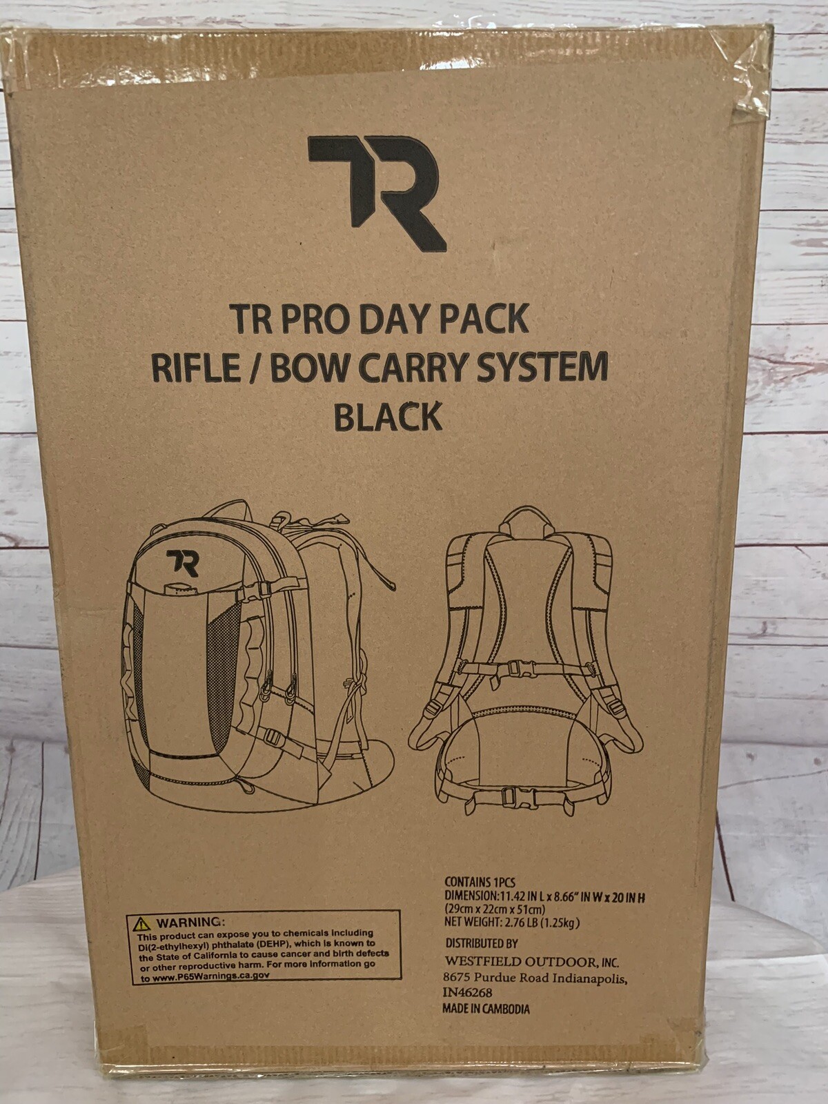 TIMBER RIDGE HUNTING BACKPACK TR Pro Day Pack Rifle/Bow Carry System ...