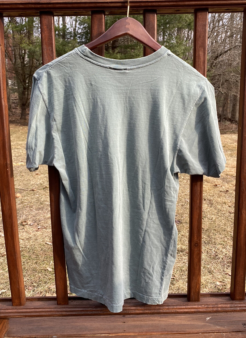 T shirt girocollo Fila vintage verde taglia S made in USA cotone