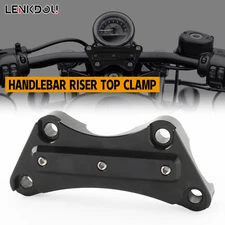 Billet 1"Upper Handlebar Riser Top Clamp For Harley Touring Street Electra Glide