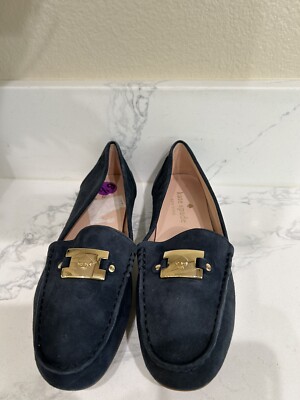 Kate Spade New! Women's Suede Loafer Blue Size 6.5 Slip On Comfort