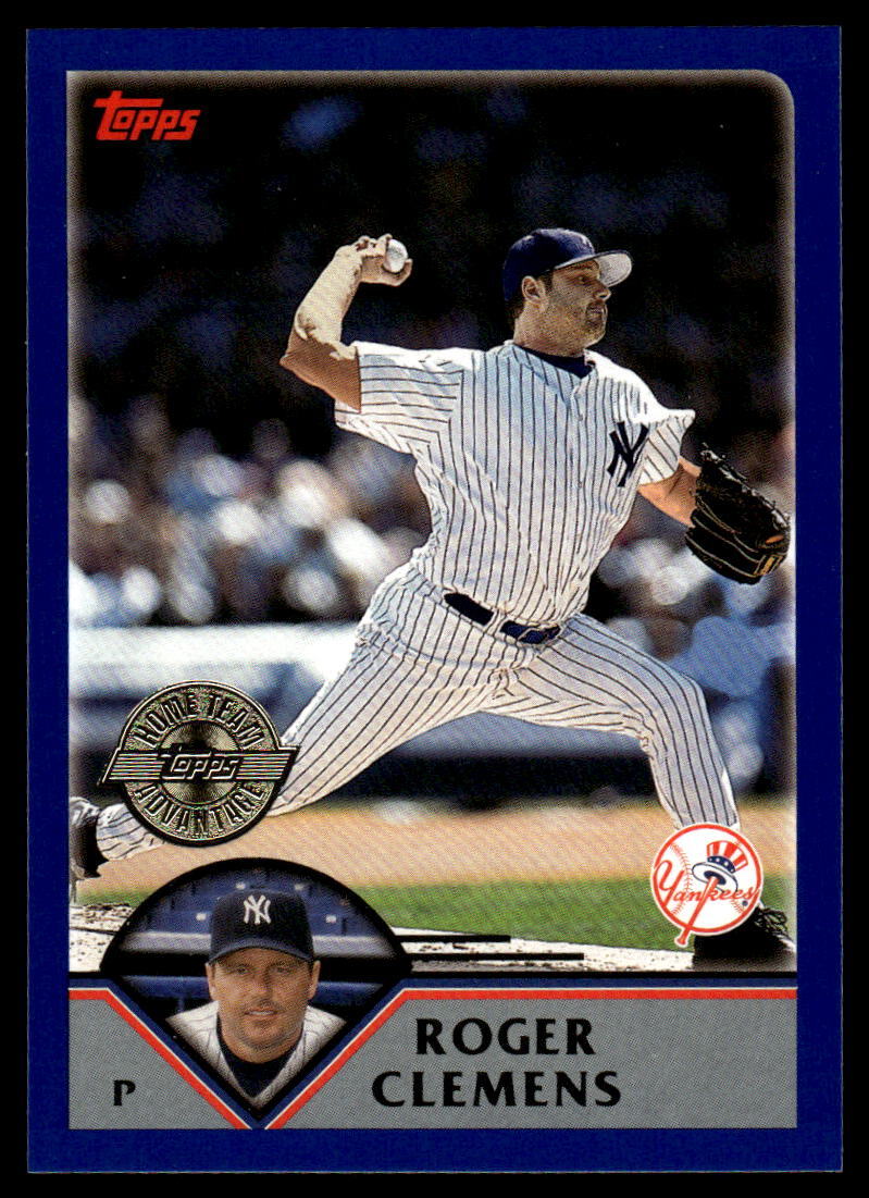 2003 Topps #61 Roger Clemens Home Team Advantage