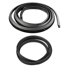 1979-1993 Mustang Sunroof Glass 2pc Inner & Outer Rubber Weatherstrip Seal Kit