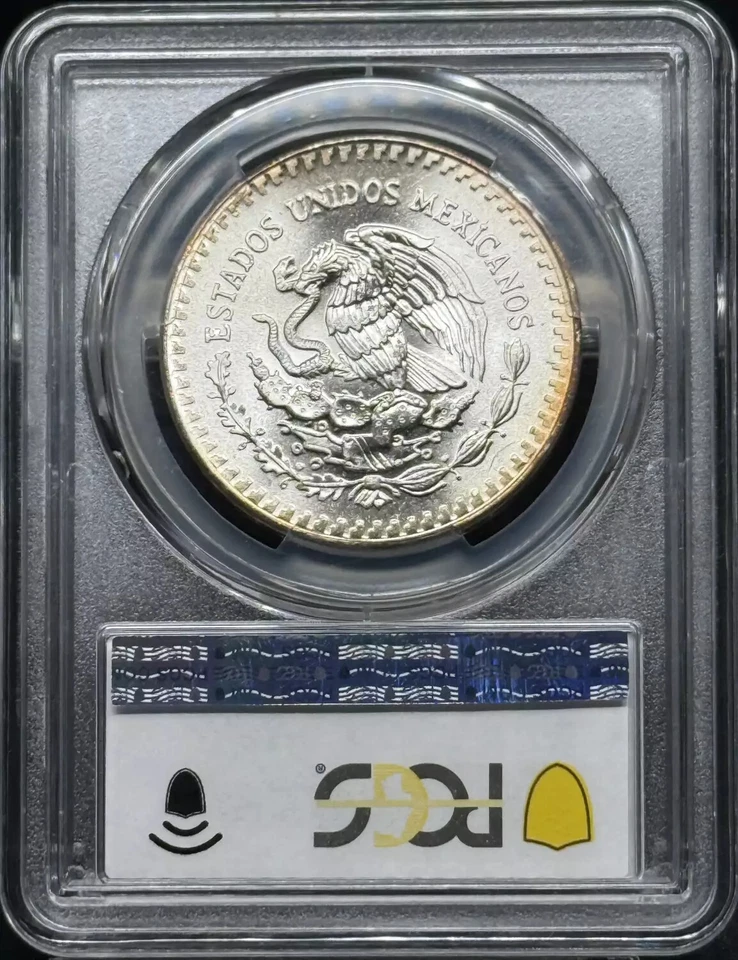 1985 Libertad PCGS MS-67 Libertad Silver Rainbow Toning - Image 2 of 3