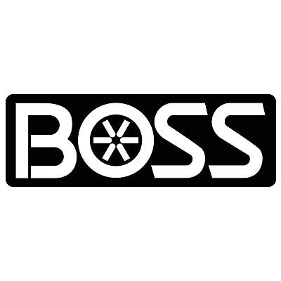 Boss Part # MSC03413 - Undercarriage Pushbeam Logo RT3 Plow "Boss