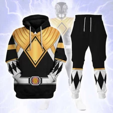Black Ranger Dragon Shield  Mighty Morphin Power Ranger - Hoodie Set,