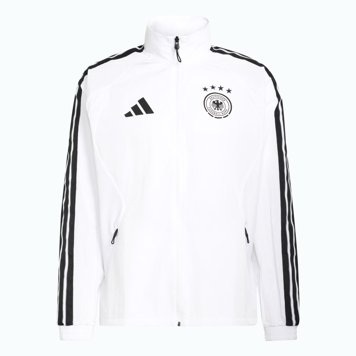 adidas Germany Soccer Team Anthem White Track Jacket Performance