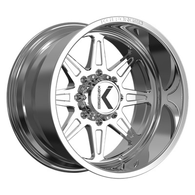 22x14 KG1 Forged KT059 Vamp Polished Wheels 8x6.5 (-76mm) Set of 4