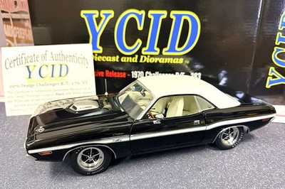 1/18 scale, YCID #44, 1970 Dodge Challenger R/T, 383 Magnum, White Vinyl, 1-72