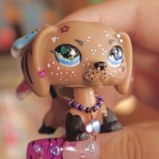Lps Custom Repaint 139 Dachshund By Aquarius Customs
