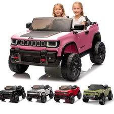 24V 2 Seater Kids Ride on Car Electric Truck Toys for Big Kids Ages 3-8