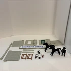 Playmobil 3423 Sheriff’s Office Western Jail HQ Bandits Horses Vintage Set