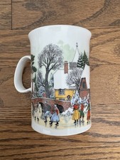 1 Coffee Mug 1 Dunoon Winter Village Scene Ch...