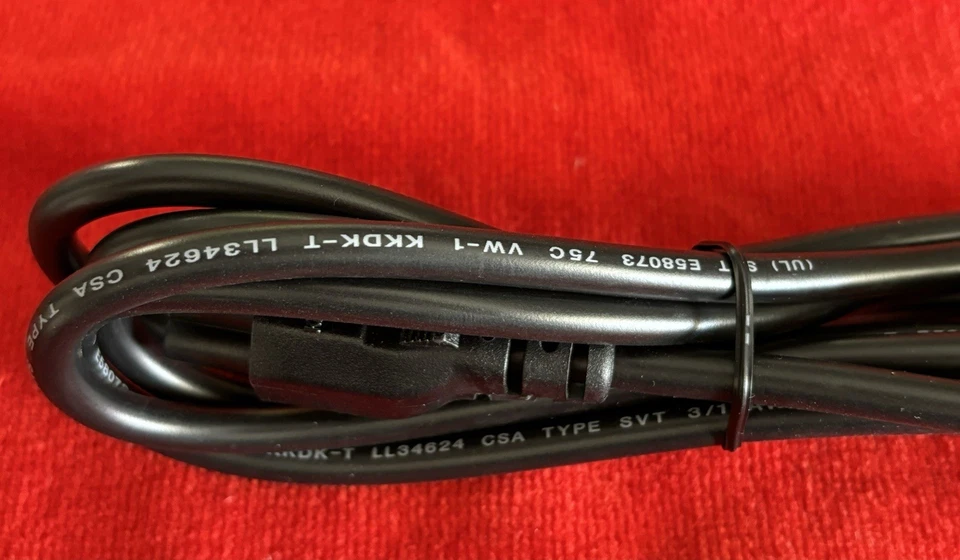 3 Prong A/C Power Cord Plug Standard Computer Monitor Desktop Printer Tv New - Image 4 of 4