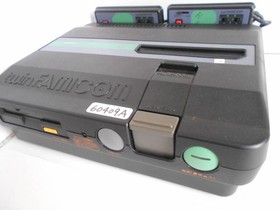 Nintendo Twin Famicom Console AN-505BK with Accessories AC Adapter AV Cable