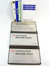 2004 Dodge Ram Pickup Truck 1500 2500 3500 Owners Manual Case Book Guide Set Oem