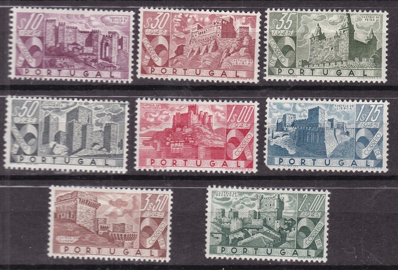 PORTUGAL^^^1952  sc# 662-669  RARER  set( Castles)   118.50  @xxga3993port93