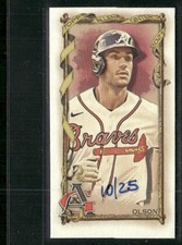 2023 Topps Allen & Ginter #99 Matt Olson Mini Brooklyn Back #/25