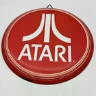 Retro 2024 Atari Tin 1’ Button Metal Sign Video Game Licensed New Vintage Logo
