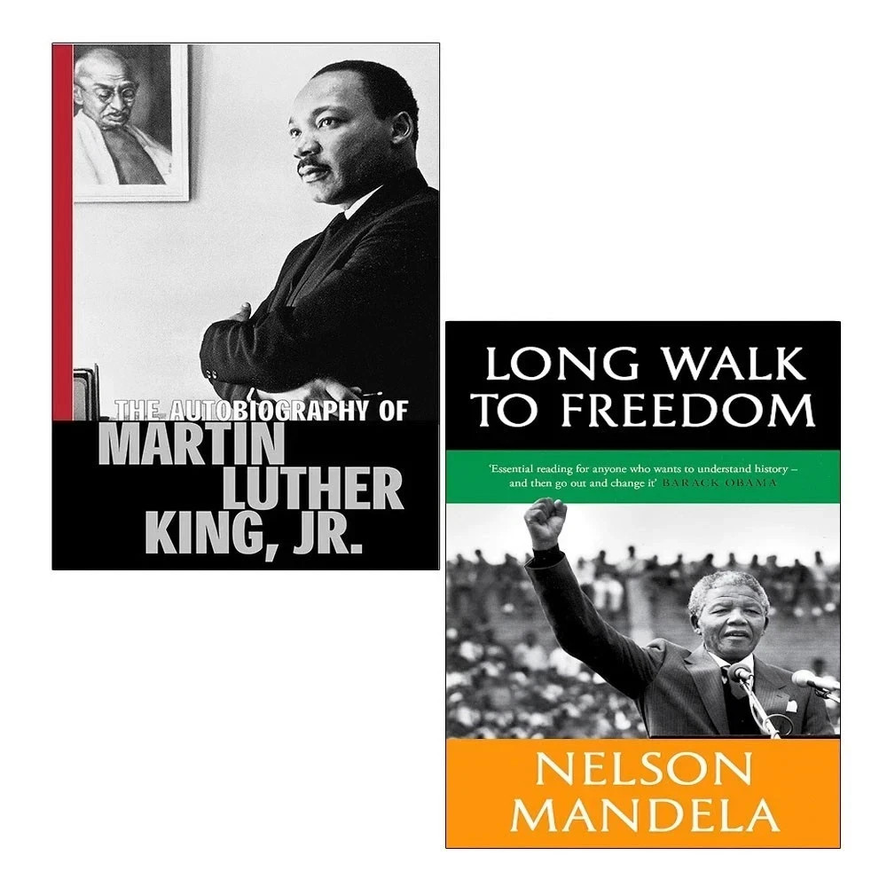 Long Walk To Freedom, The Autobiography of Martin Luther King Jr 2 Books Set