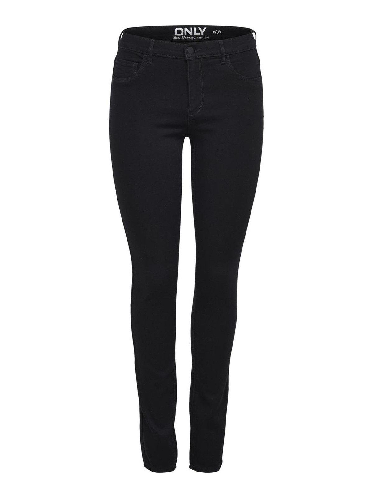 ONLY Women's onlRAIN REG Skinny Jeans CRY6060 NOOS, Black, L / 30L