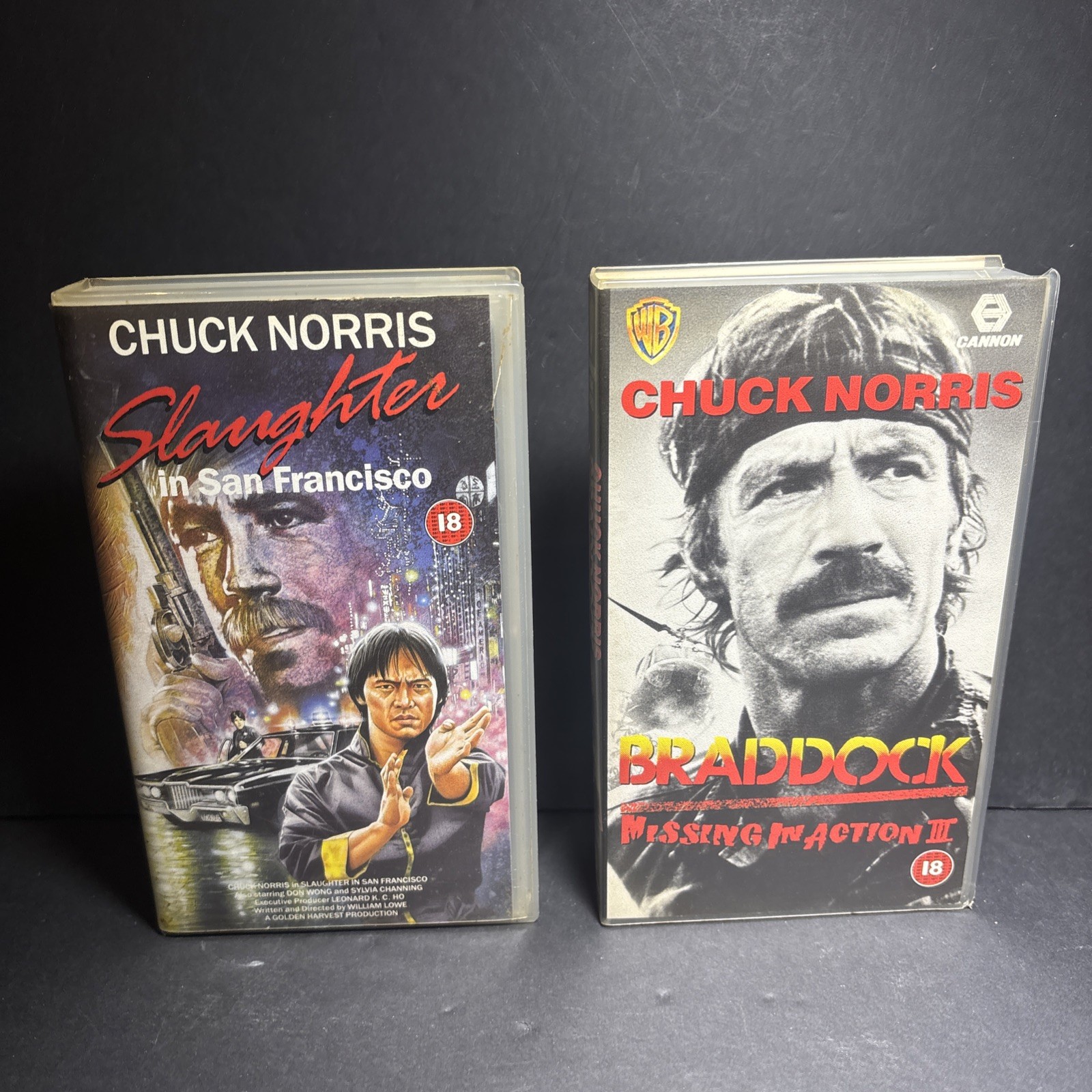 Chuck Norris Slaughter In San Francisco Braddock 3 VHS PAL Video Martial Arts
