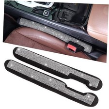 Bling Car Seat Gap Filler Universal Fit for Car SUV Truck, Set of 2 A-Silver