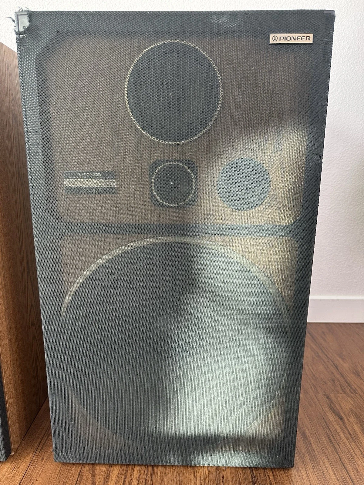 PIONEER CS-G403 3-WAY FLOOR SPEAKER SYSTEM WITH 15” SUB WOOFER PAIR MADE IN 1991 - product detail image 14