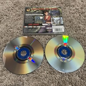 Resident Evil Code Veronica Sega Dreamcast No Manual Good Condition 2 Discs