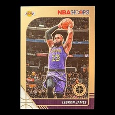 Prizm 2019-20 Hoops Premium Stock LeBron James #87 Basketball